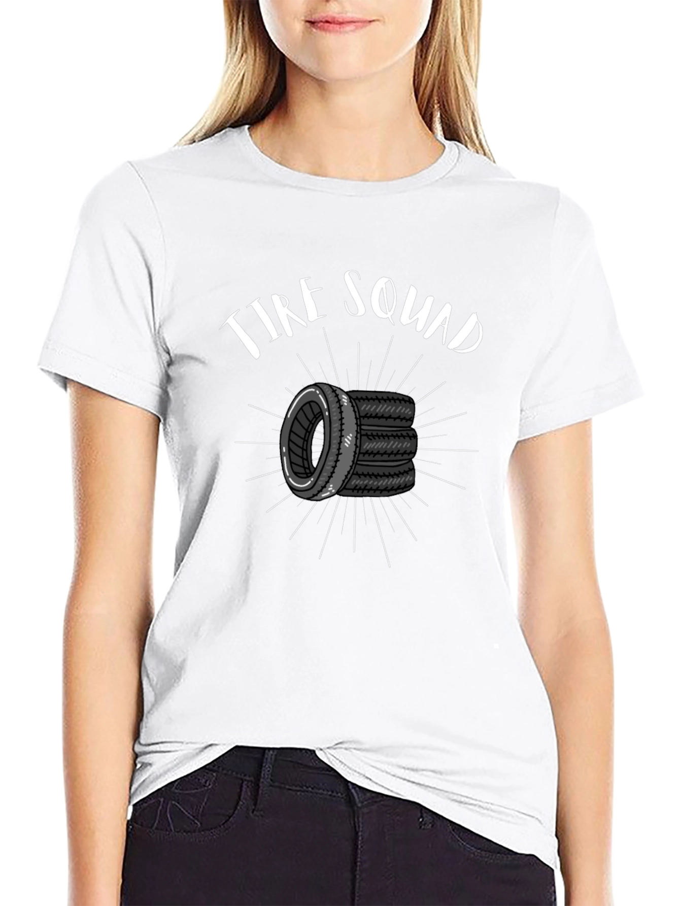 Tire Squad Graphic Tee - Mechanic Car Lover