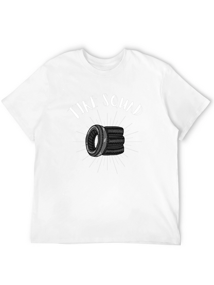 Tire Squad Graphic Tee - Mechanic Car Lover