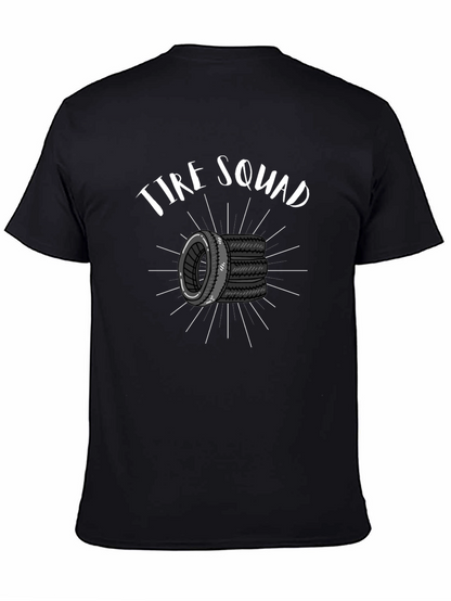 Tire Squad Graphic Tee - Mechanic Car Lover