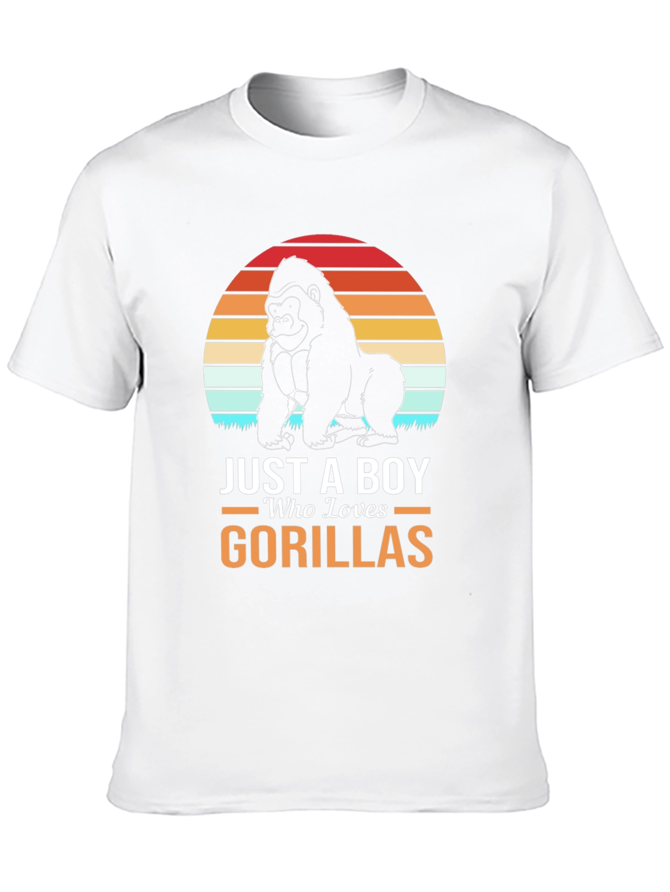 Just A Boy Who Loves Gorillas T-Shirt