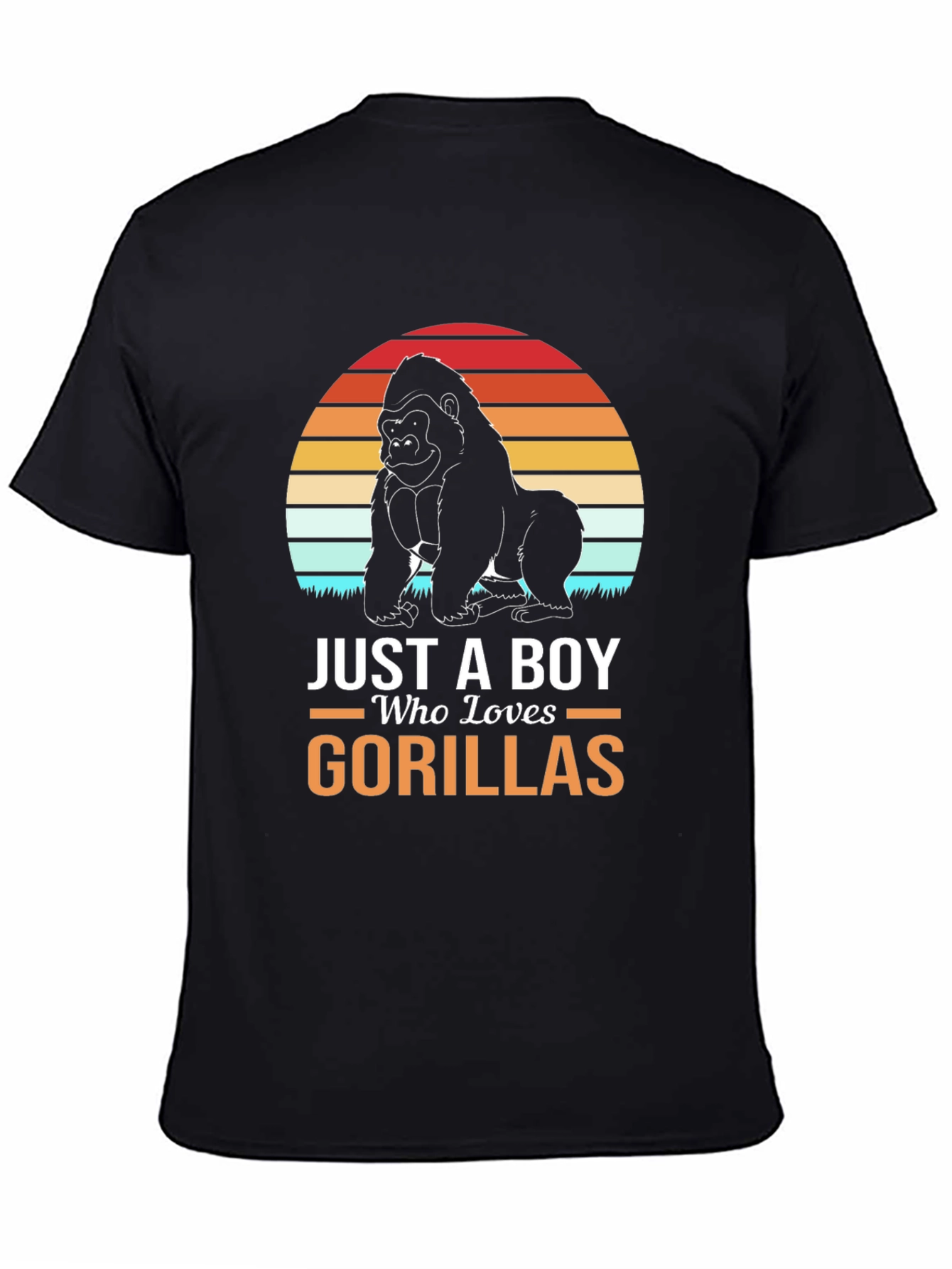 Just A Boy Who Loves Gorillas T-Shirt