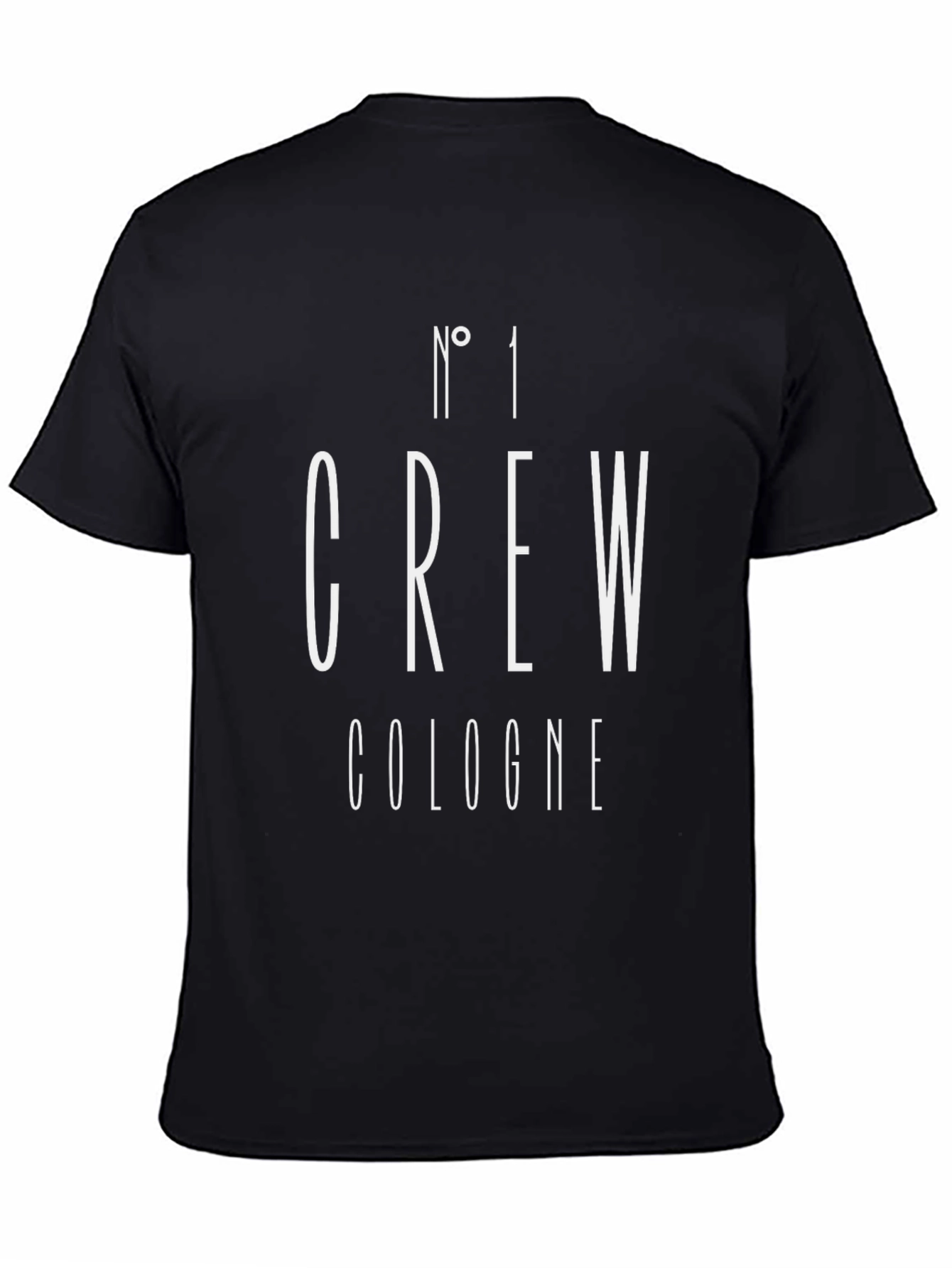 No. 1 Crew Cologne Black T-Shirt