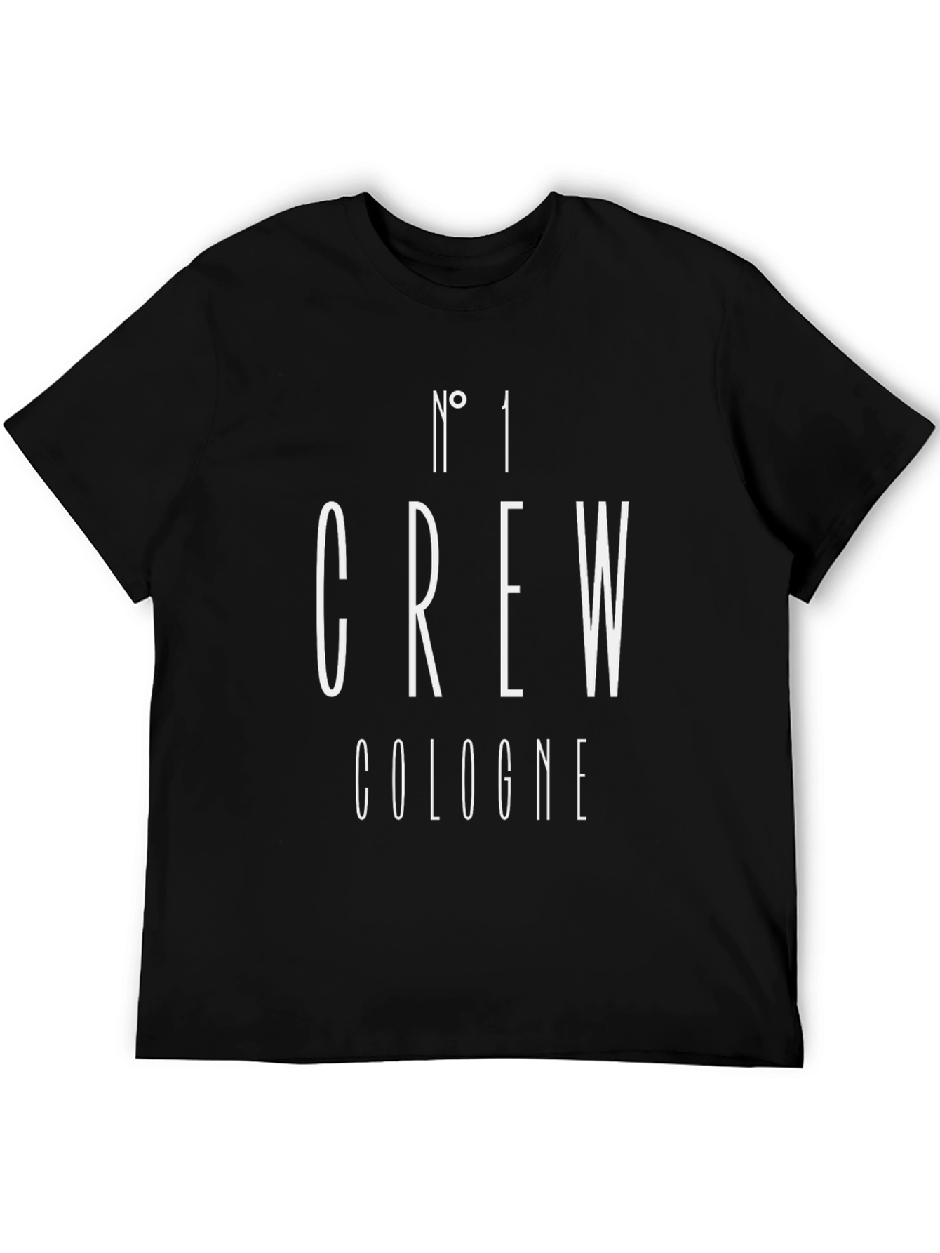 No. 1 Crew Cologne Black T-Shirt