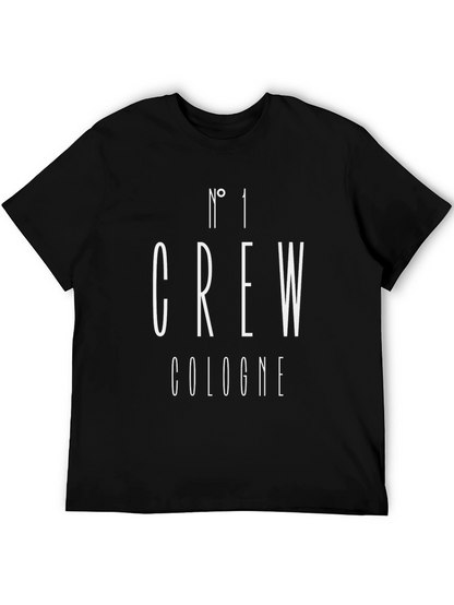 No. 1 Crew Cologne Black T-Shirt