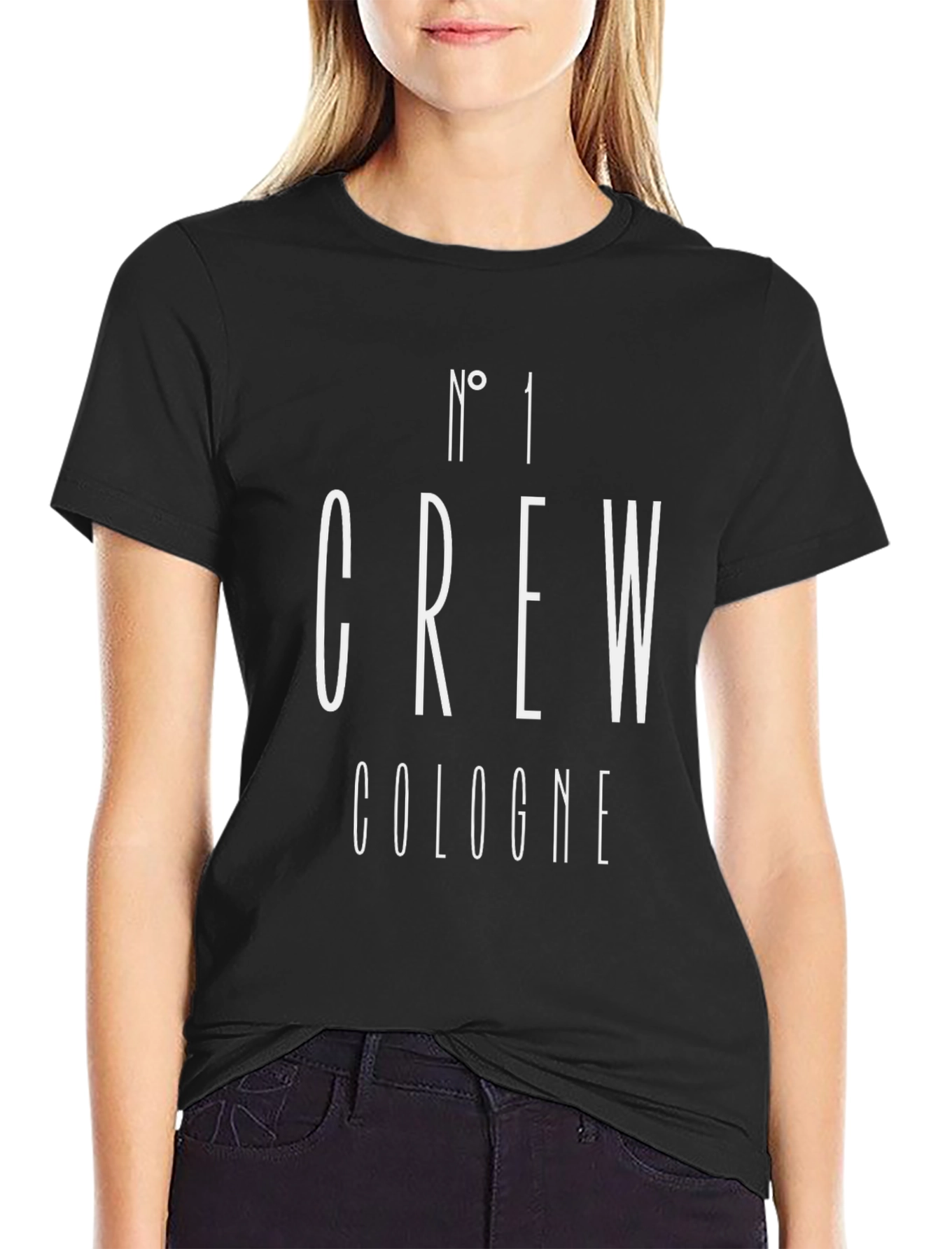 No. 1 Crew Cologne Black T-Shirt