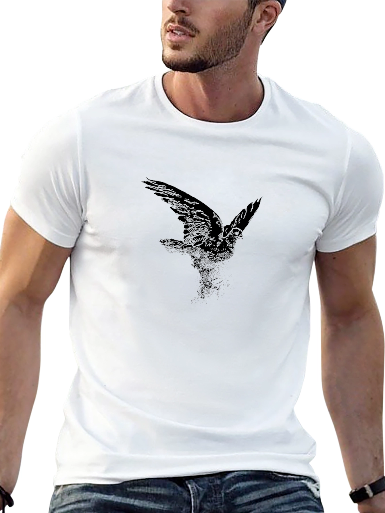 Black Raven Graphic Tee - Classic Fit