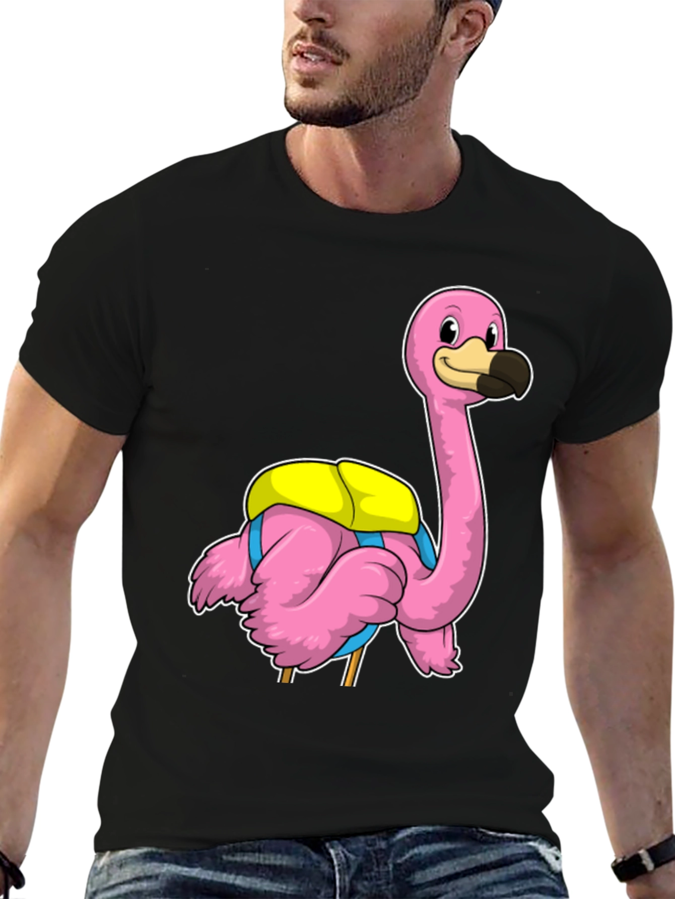 Funny Flamingo T-Shirt - Tropical Bird Tee