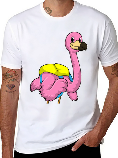Funny Flamingo T-Shirt - Tropical Bird Tee