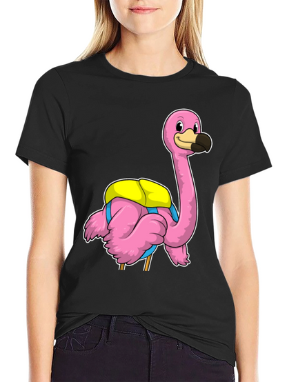 Funny Flamingo T-Shirt - Tropical Bird Tee