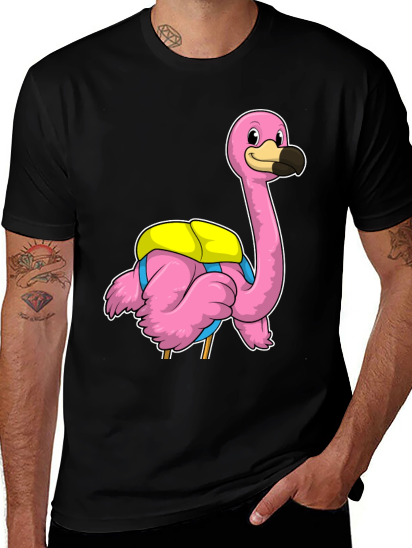 Funny Flamingo T-Shirt - Tropical Bird Tee
