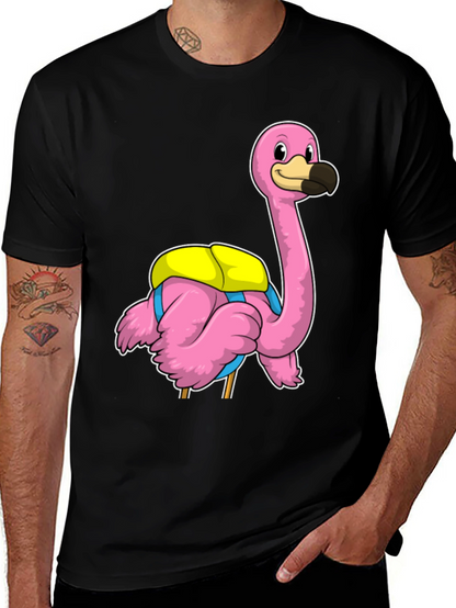 Funny Flamingo T-Shirt - Tropical Bird Tee