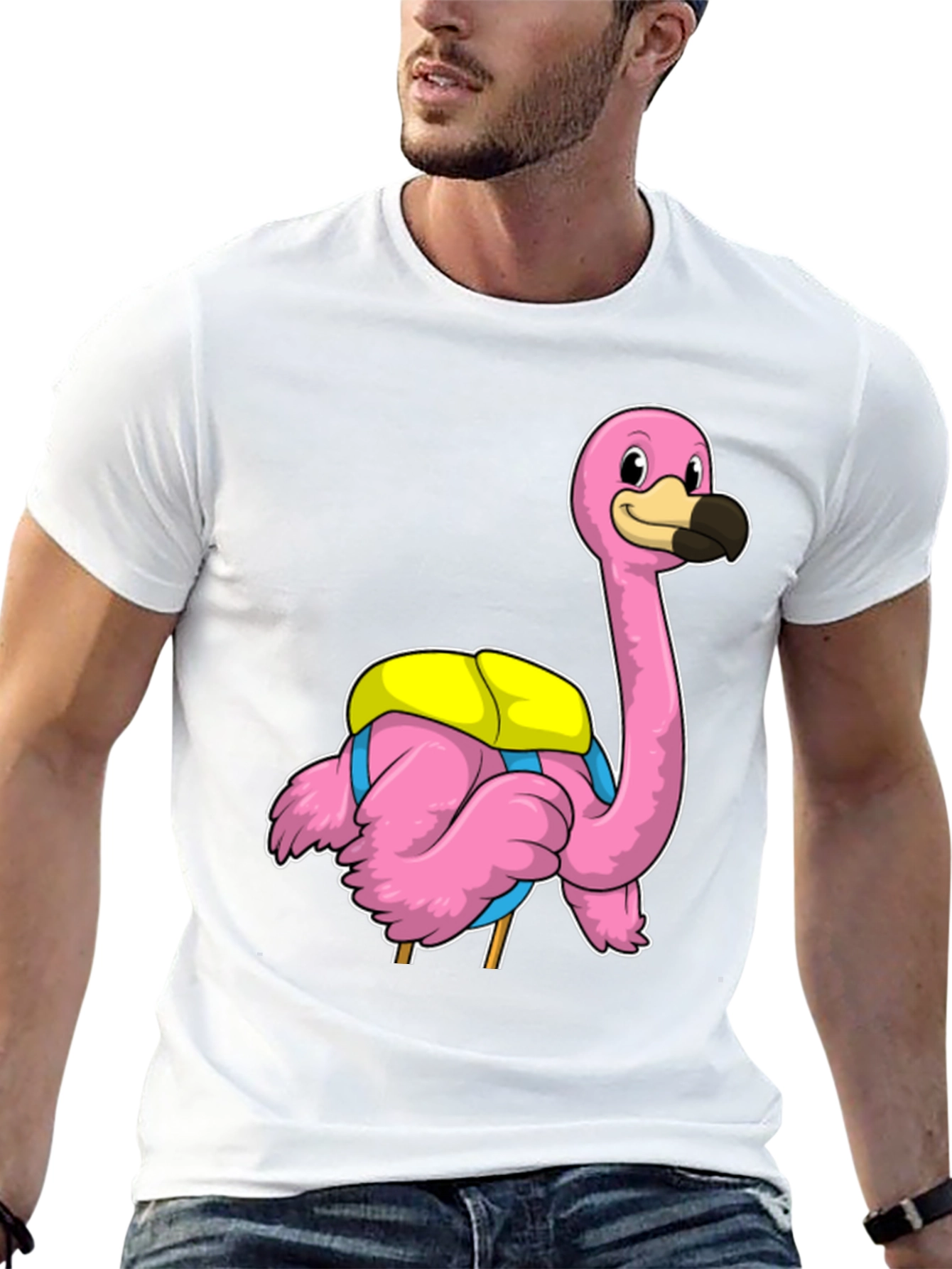 Funny Flamingo T-Shirt - Tropical Bird Tee