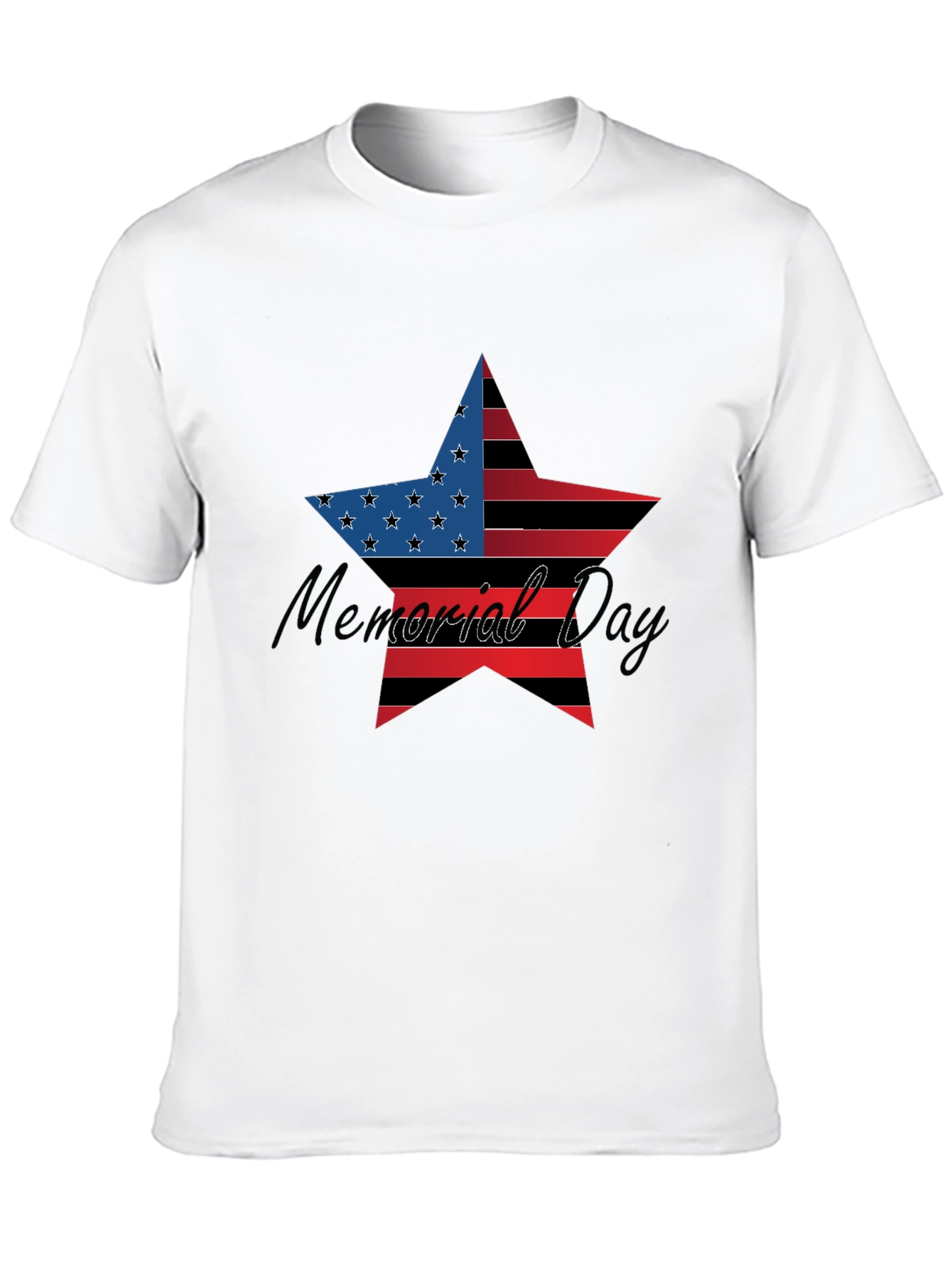 Memorial Day Star Graphic T-Shirt