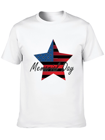 Memorial Day Star Graphic T-Shirt