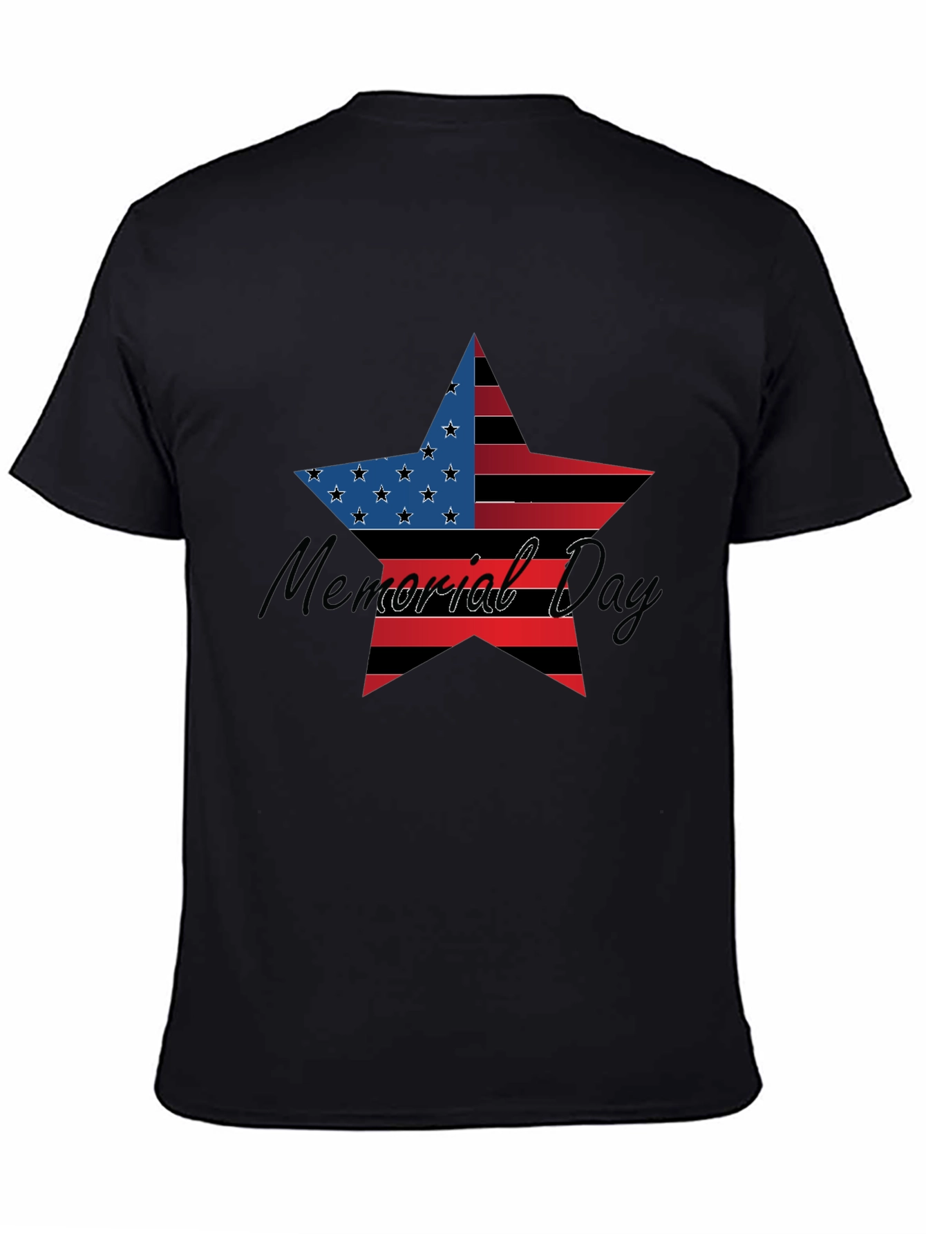 Memorial Day Star Graphic T-Shirt