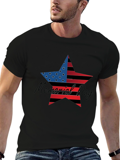 Memorial Day Star Graphic T-Shirt