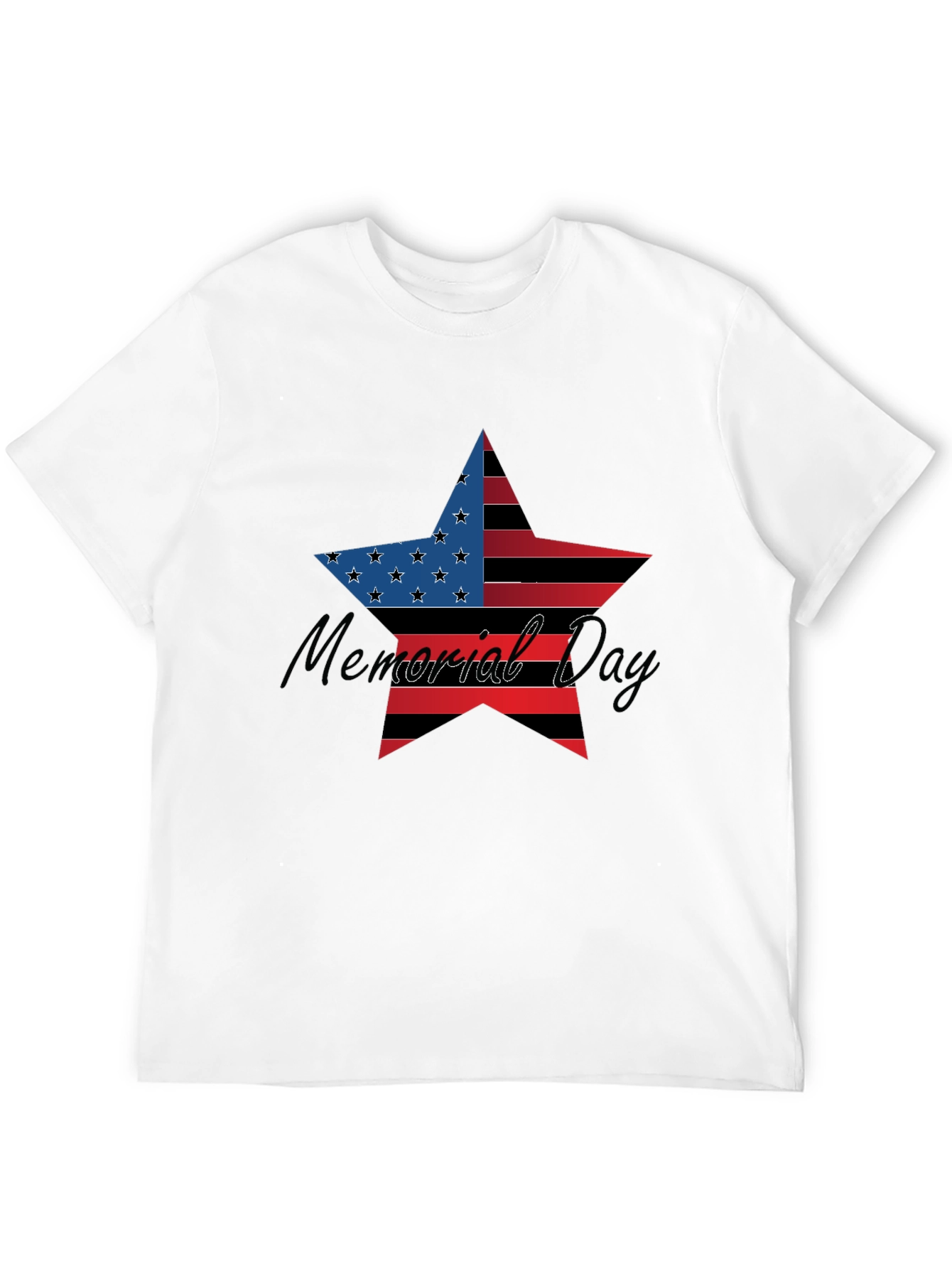 Memorial Day Star Graphic T-Shirt
