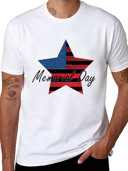 Memorial Day Star Graphic T-Shirt