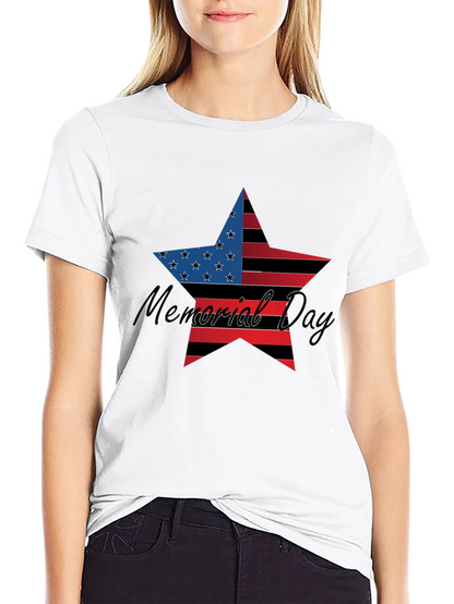 Memorial Day Star Graphic T-Shirt