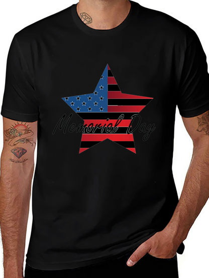 Memorial Day Star Graphic T-Shirt