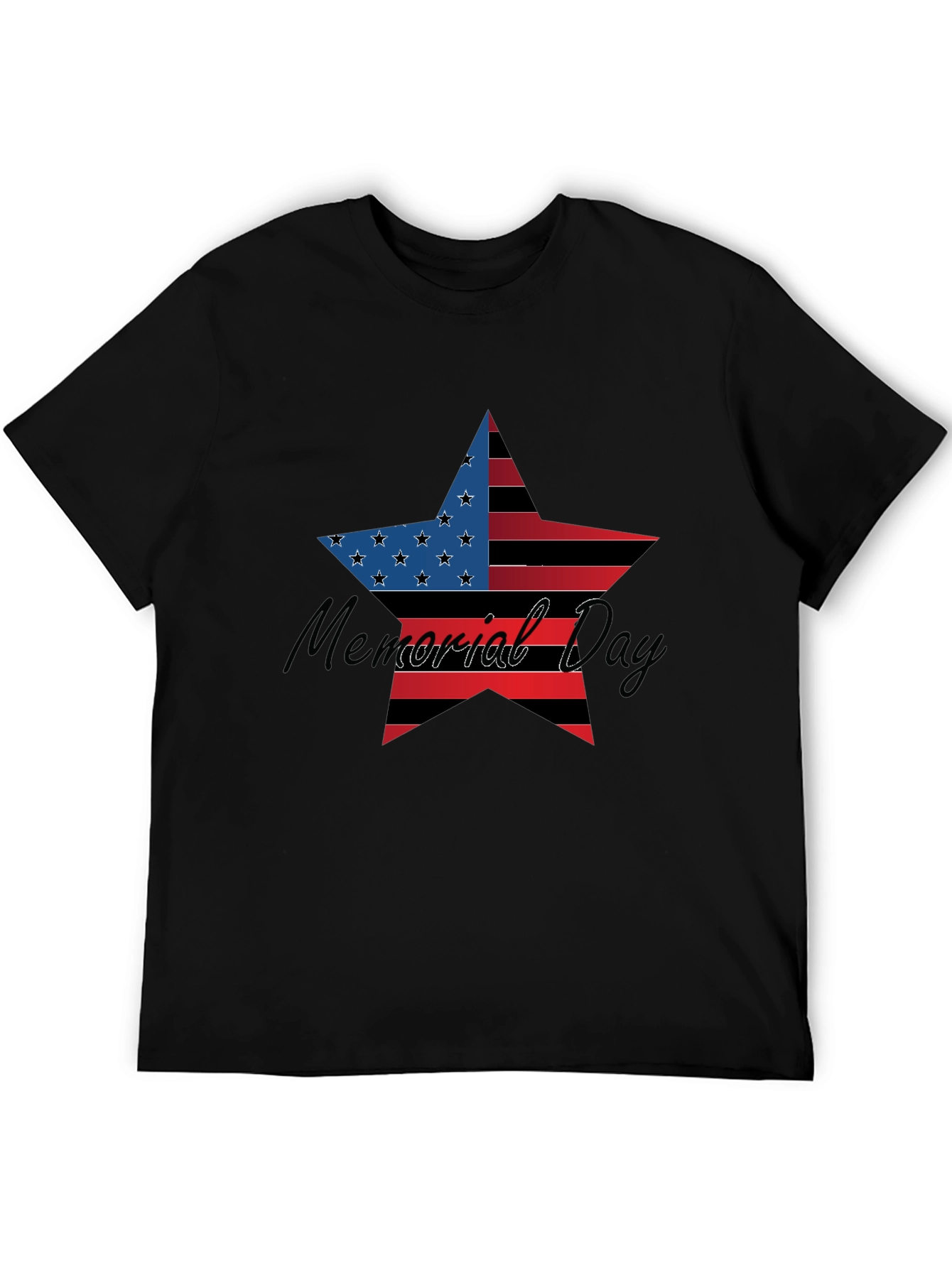 Memorial Day Star Graphic T-Shirt