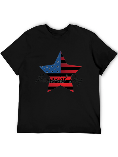 Memorial Day Star Graphic T-Shirt