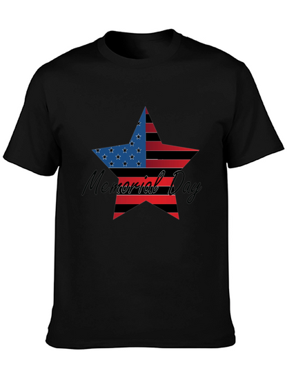 Memorial Day Star Graphic T-Shirt