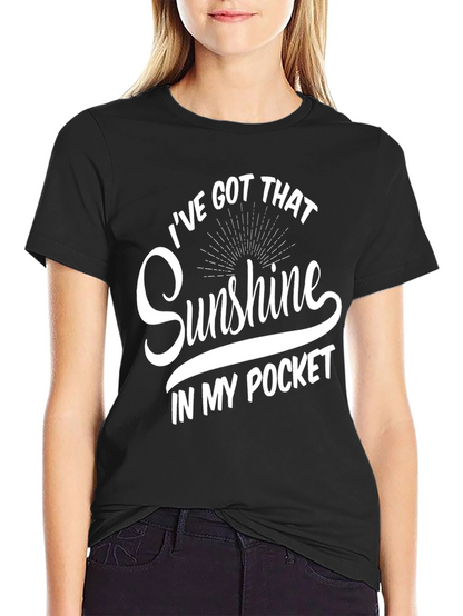 Sunshine Pocket T-Shirt - Mens Black Graphic Tee