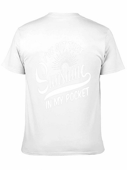 Sunshine Pocket T-Shirt - Mens Black Graphic Tee