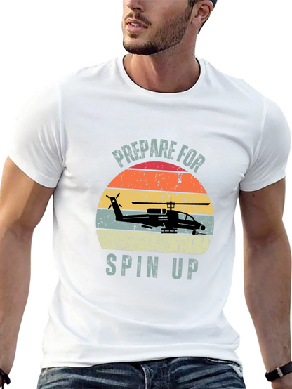 Prepare For Spin Up Graphic T-Shirt