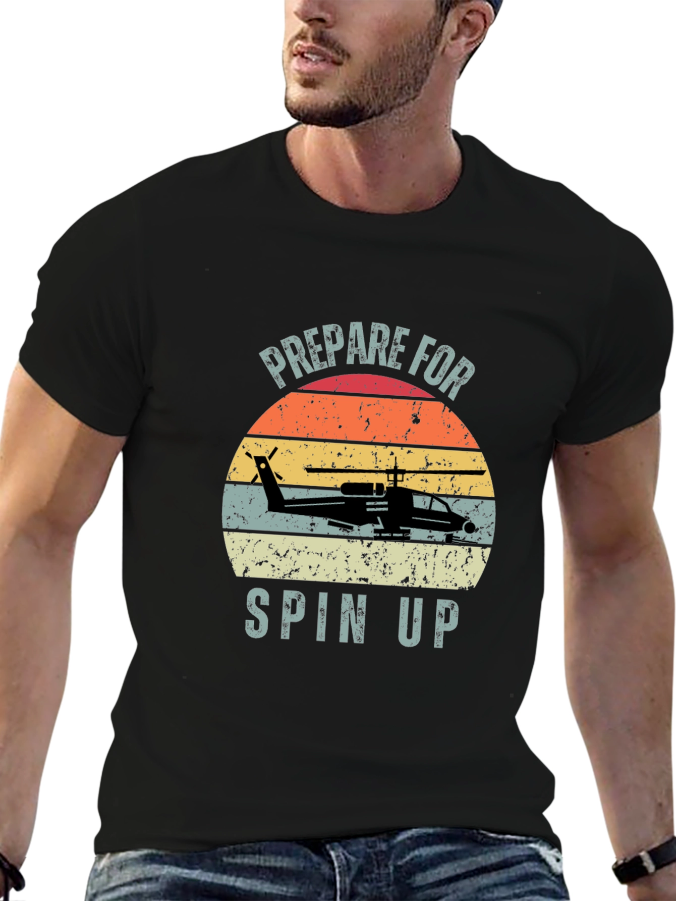 Prepare For Spin Up Graphic T-Shirt