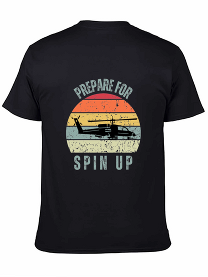 Prepare For Spin Up Graphic T-Shirt