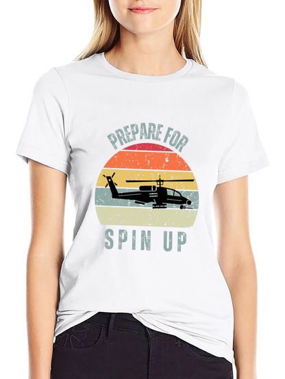 Prepare For Spin Up Graphic T-Shirt