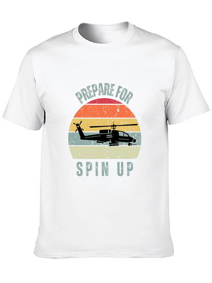 Prepare For Spin Up Graphic T-Shirt