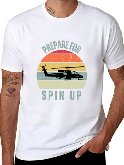 Prepare For Spin Up Graphic T-Shirt