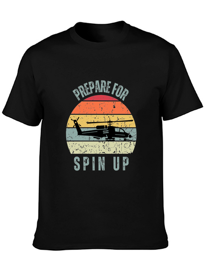 Prepare For Spin Up Graphic T-Shirt