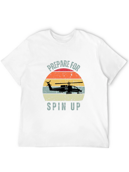 Prepare For Spin Up Graphic T-Shirt