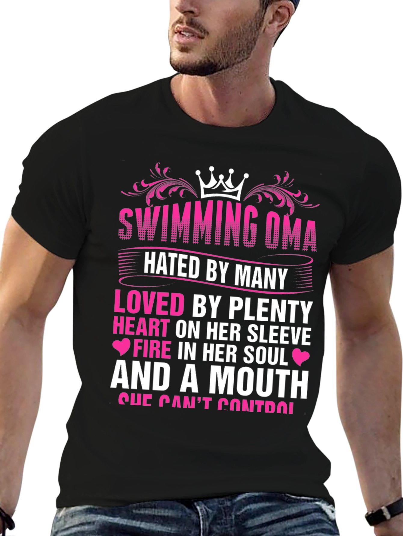 Swimming Oma T-Shirt: Hated By Many Loved By Plenty!