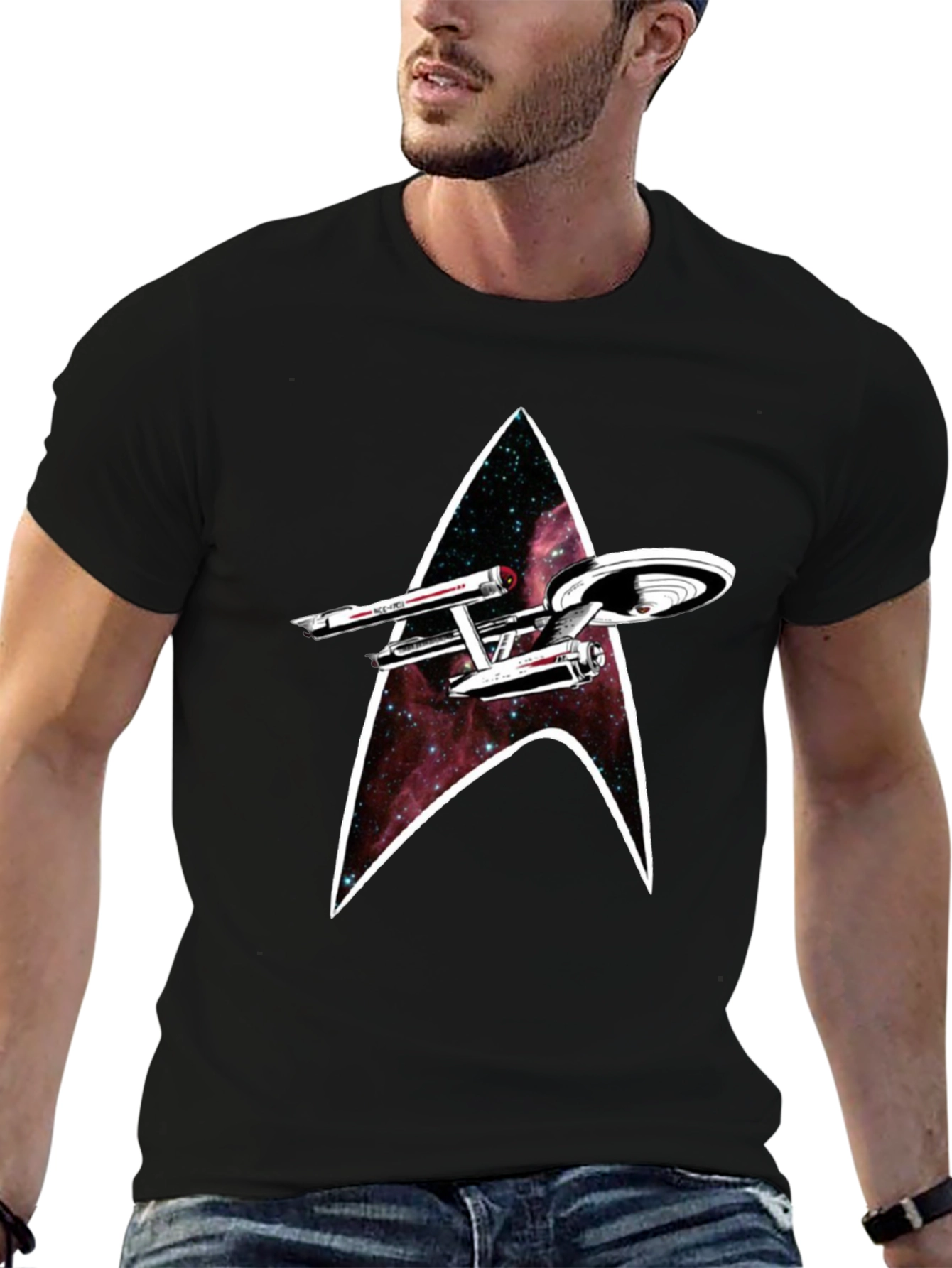 Star Trek Galaxy T-Shirt - Boldly Go!