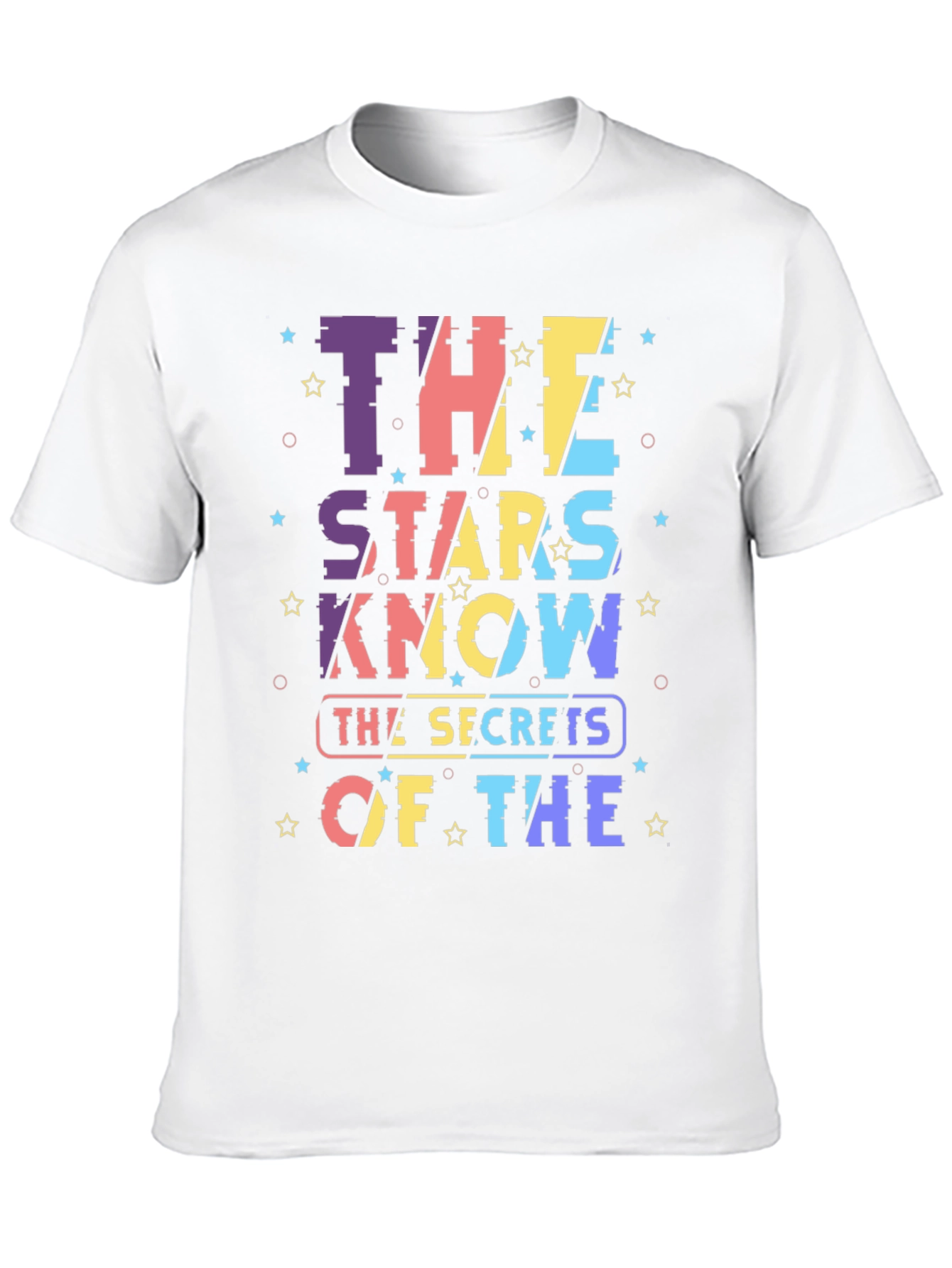 Stars Know Secrets Graphic T-Shirt - Black