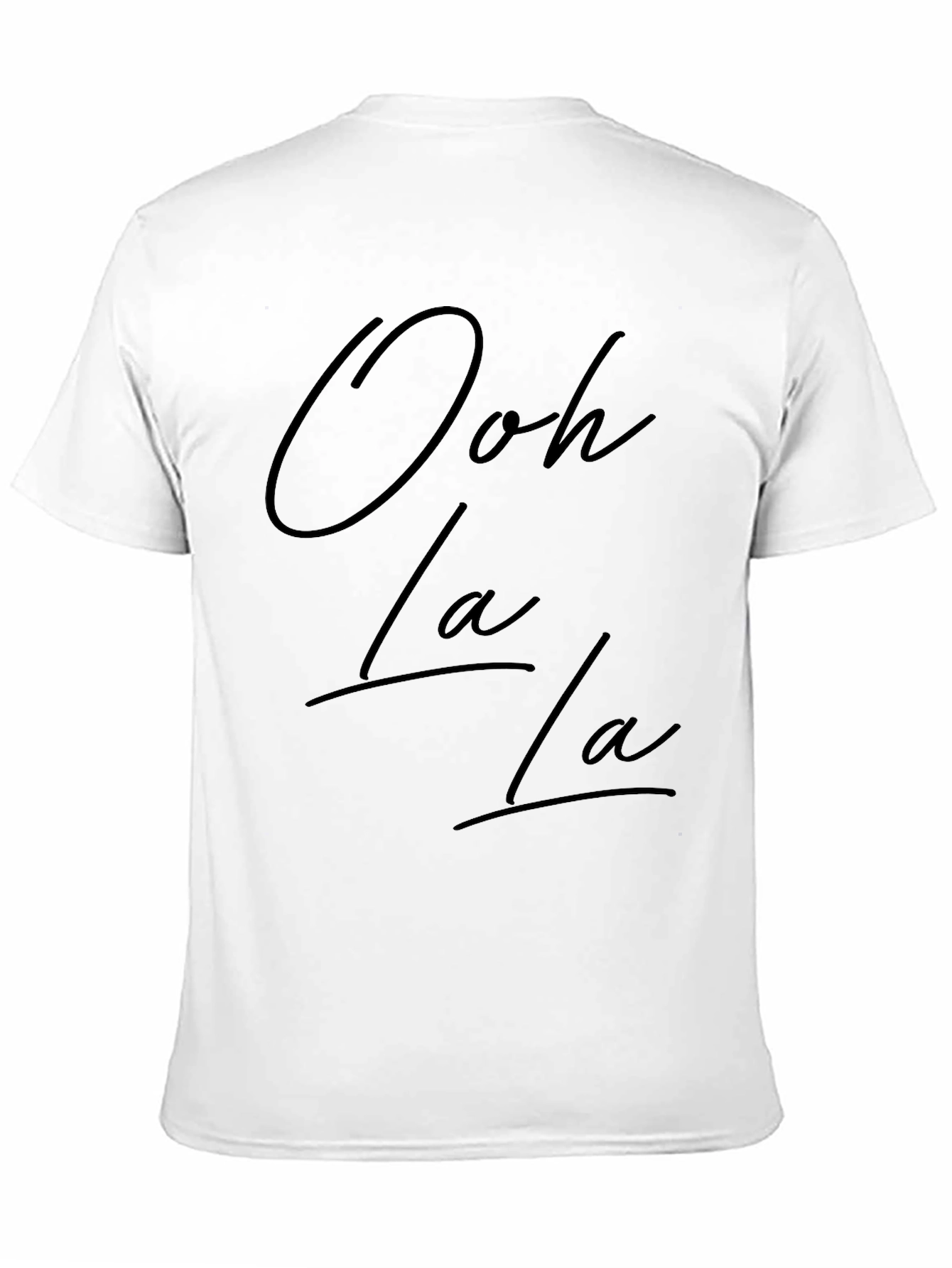 Ooh La La Black T-Shirt - Stylish Graphic Tee