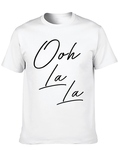 Ooh La La Black T-Shirt - Stylish Graphic Tee