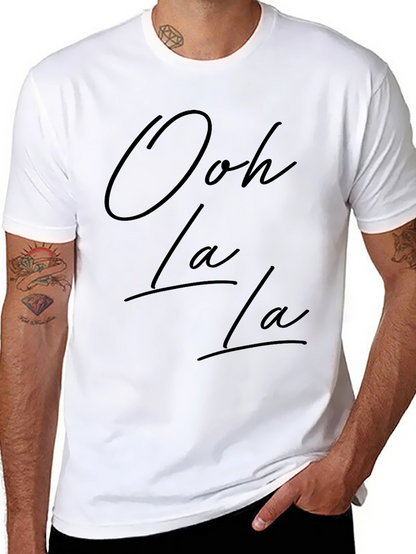 Ooh La La Black T-Shirt - Stylish Graphic Tee
