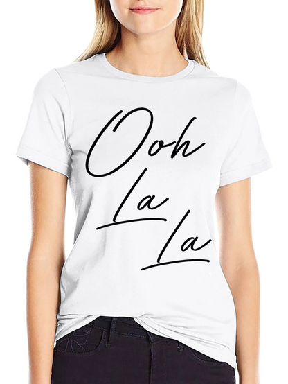 Ooh La La Black T-Shirt - Stylish Graphic Tee