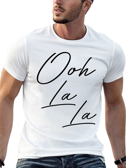 Ooh La La Black T-Shirt - Stylish Graphic Tee