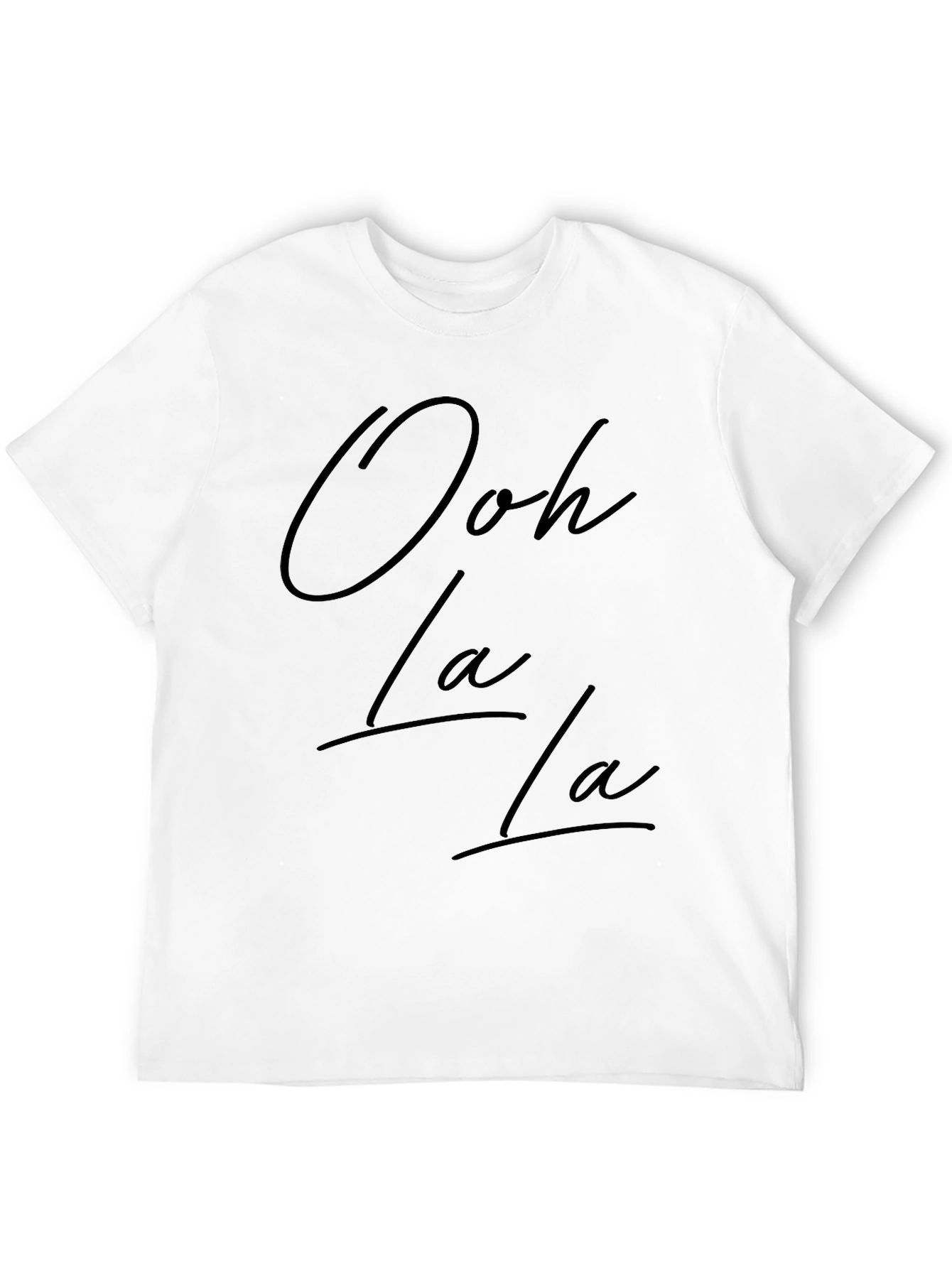 Ooh La La Black T-Shirt - Stylish Graphic Tee