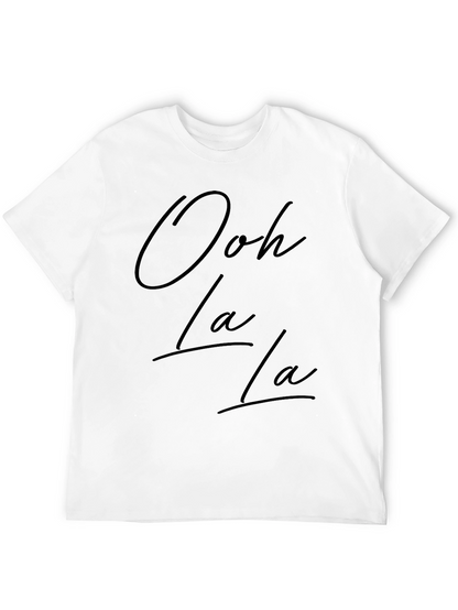 Ooh La La Black T-Shirt - Stylish Graphic Tee