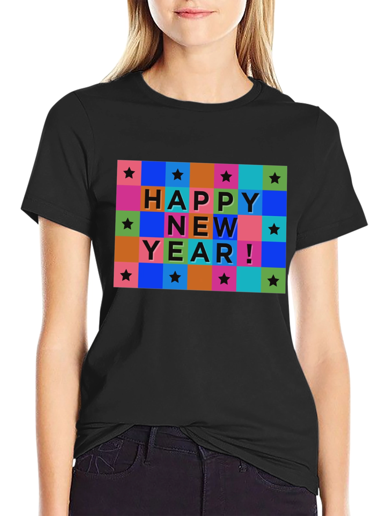 Happy New Year Graphic T-Shirt - Stylish Holiday Tee