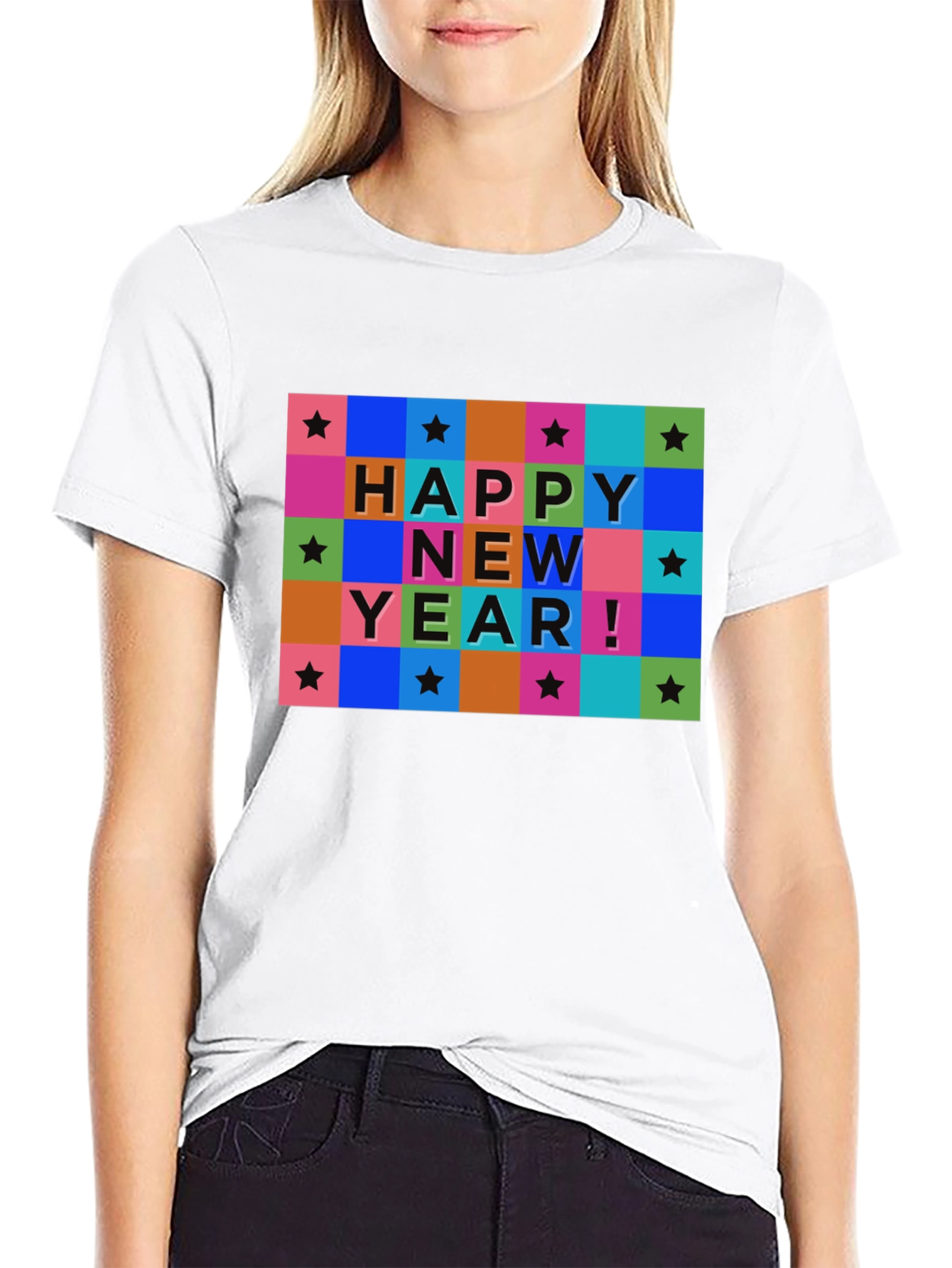 Happy New Year Graphic T-Shirt - Stylish Holiday Tee
