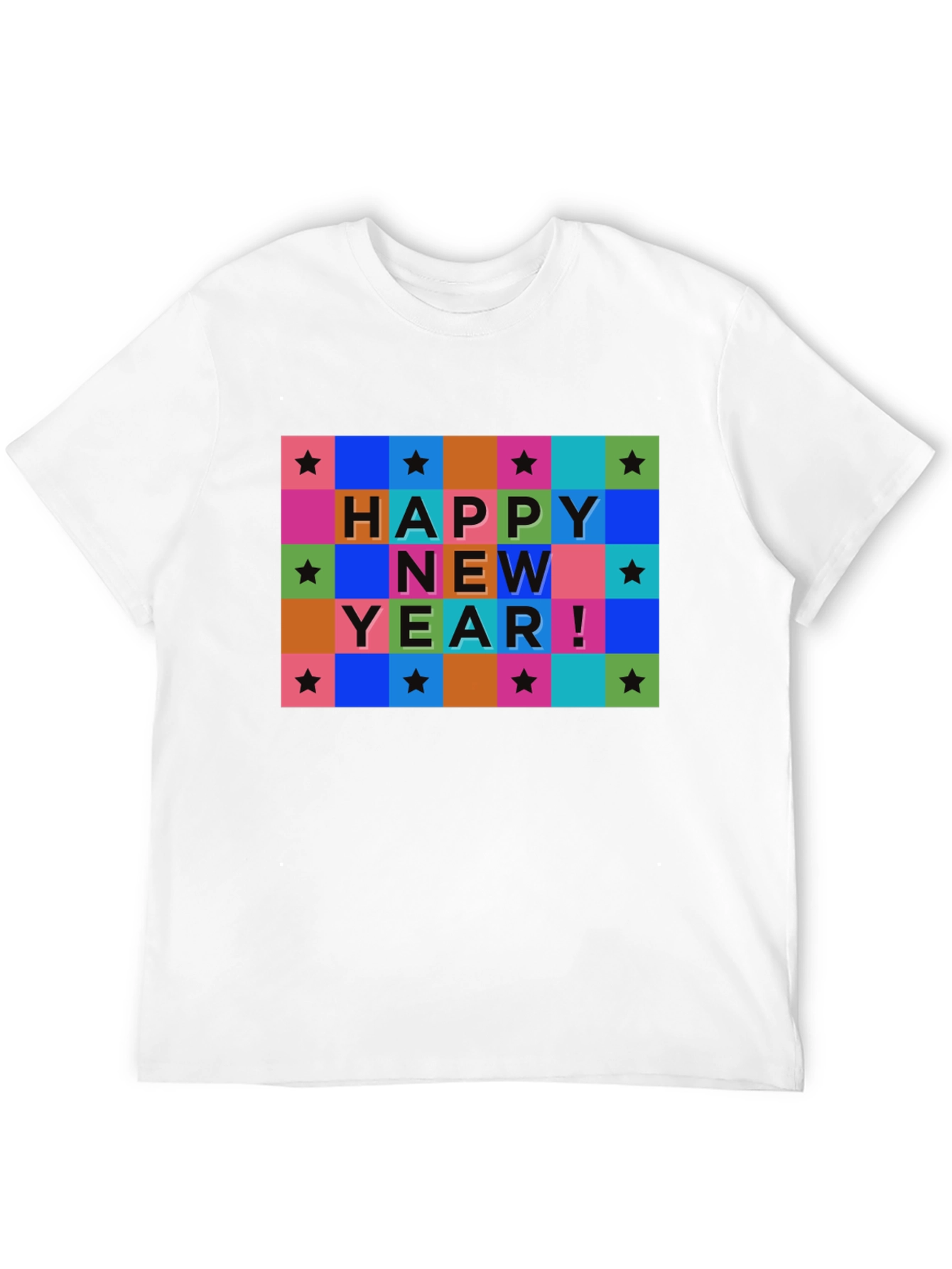 Happy New Year Graphic T-Shirt - Stylish Holiday Tee
